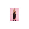 Nuisette longue noire transparente grande taille 